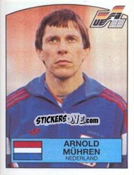 Cromo Arnold Muhren - UEFA Euro West Germany 1988 - Panini