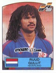 Sticker Ruud Gullit - UEFA Euro West Germany 1988 - Panini