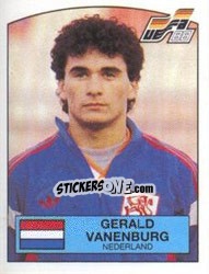 Sticker Gerald Vanenburg - UEFA Euro West Germany 1988 - Panini