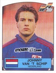 Sticker Johnny Van`t Schip - UEFA Euro West Germany 1988 - Panini