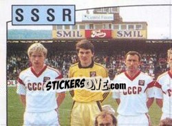 Sticker TEAM1 - UEFA Euro West Germany 1988 - Panini