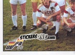 Sticker TEAM3 - UEFA Euro West Germany 1988 - Panini
