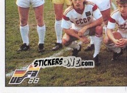 Figurina TEAM3 - UEFA Euro West Germany 1988 - Panini