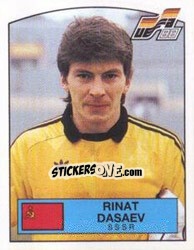 Cromo Rinat Dasaev - UEFA Euro West Germany 1988 - Panini