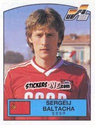 Sticker SERGEI BALTACHA - UEFA Euro West Germany 1988 - Panini