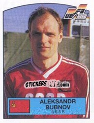 Sticker ALEKSANDR BUBNOV - UEFA Euro West Germany 1988 - Panini