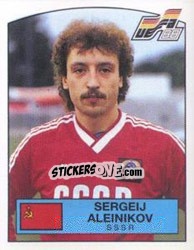 Cromo SERGEI ALEINIKOV - UEFA Euro West Germany 1988 - Panini