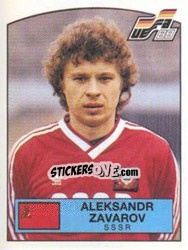 Sticker ALEKSANDR ZAVAROV - UEFA Euro West Germany 1988 - Panini