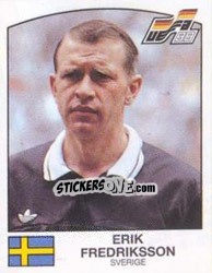 Sticker ERIK FREDRIKSSON - UEFA Euro West Germany 1988 - Panini