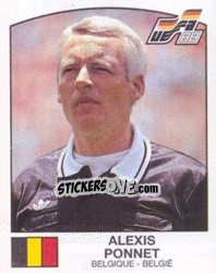 Sticker ALEXIS PONNET - UEFA Euro West Germany 1988 - Panini