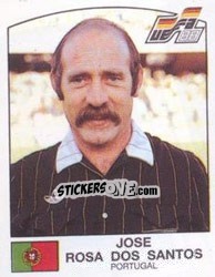 Figurina JOSE ROSA DOS SANTOS - UEFA Euro West Germany 1988 - Panini