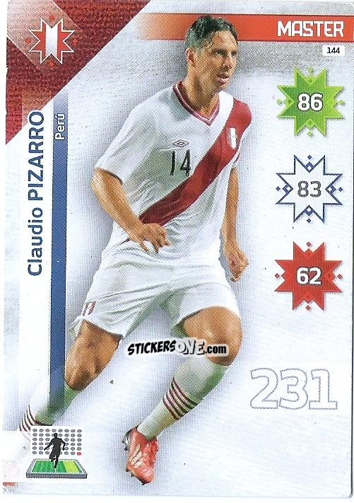 Sticker Claudio Pizarro - Copa América. Chile 2015. Adrenalyn XL n. 144 - Panini