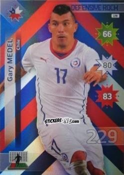 Sticker Gary Medel - Copa América. Chile 2015. Adrenalyn XL n. 178 - Panini