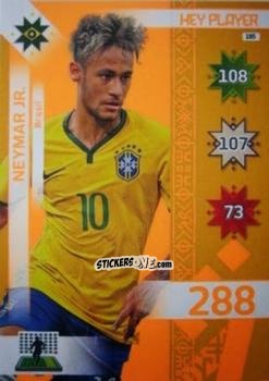 Sticker Neymar Jr. - Copa América. Chile 2015. Adrenalyn XL n. 195 - Panini