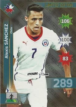 Sticker Alexis Sanchez - Copa América. Chile 2015. Adrenalyn XL n. LE-AS - Panini