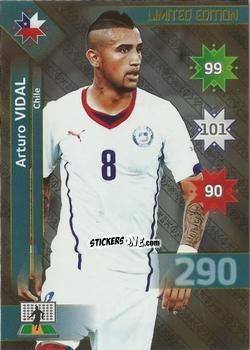 Sticker Arturo Vidal - Copa América. Chile 2015. Adrenalyn XL n. LE-AV - Panini