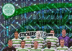Sticker Team photo - Celtic FC 2000-2001 n. 4 - Panini