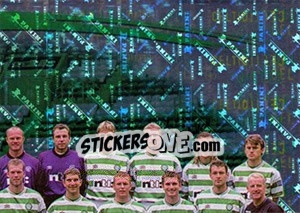 Sticker Team photo - Celtic FC 2000-2001 n. 5 - Panini