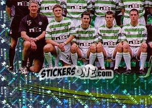 Sticker Team photo - Celtic FC 2000-2001 n. 6 - Panini