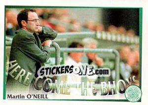 Sticker Martin O'Neill (The Thinker...) - Celtic FC 2000-2001 n. 18 - Panini