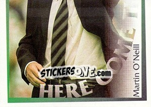 Sticker Martin O'Neill (Start of a Dream...) - Celtic FC 2000-2001 - Panini