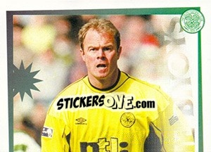 Sticker Jonathan Gould in action - Celtic FC 2000-2001 - Panini