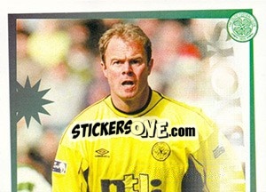 Sticker Jonathan Gould in action - Celtic FC 2000-2001 n. 22 - Panini