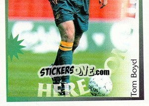 Sticker Tom Boyd in action - Celtic FC 2000-2001 n. 26 - Panini