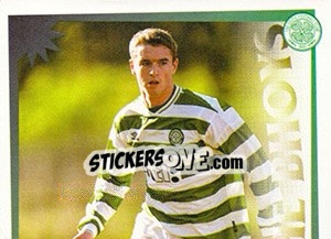 Sticker Colin Healy in action - Celtic FC 2000-2001 - Panini