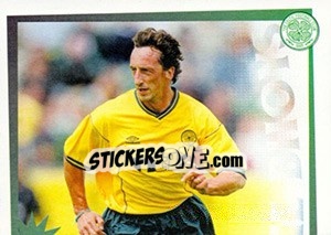 Sticker Stephane Mahe in action - Celtic FC 2000-2001 - Panini