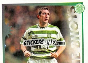 Sticker Alan Stubbs in action - Celtic FC 2000-2001 - Panini