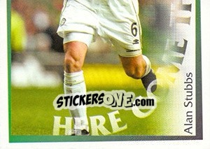 Sticker Alan Stubbs in action