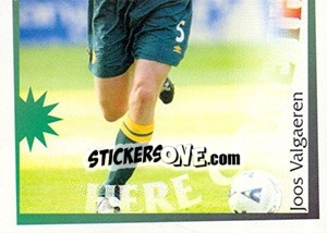 Sticker Joos Valgaeren in action - Celtic FC 2000-2001 - Panini