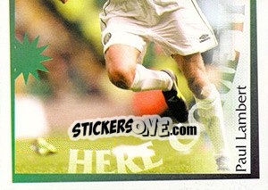 Sticker Paul Lambert in action - Celtic FC 2000-2001 - Panini