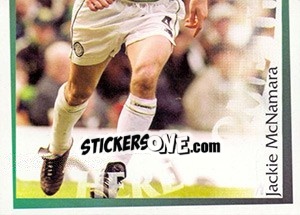 Sticker Jackie McNamara in action - Celtic FC 2000-2001 - Panini