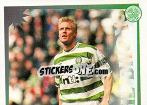 Sticker Johan Mjallby in action - Celtic FC 2000-2001 - Panini