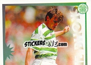 Cromo Lubomir Moravcik in action - Celtic FC 2000-2001 - Panini