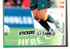 Sticker Stiliyan Petrov in action - Celtic FC 2000-2001 - Panini