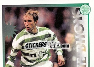 Sticker Vidar Riseth in action - Celtic FC 2000-2001 - Panini