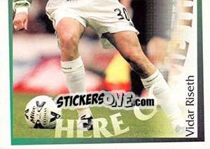 Sticker Vidar Riseth in action - Celtic FC 2000-2001 - Panini