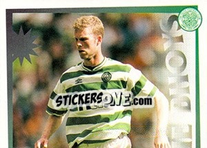 Figurina Morten Wieghorst in action - Celtic FC 2000-2001 - Panini