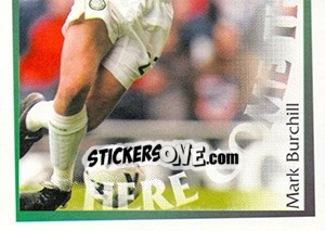 Sticker Mark Burchill in action - Celtic FC 2000-2001 - Panini