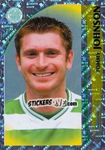 Sticker Tommy Johnson - Celtic FC 2000-2001 - Panini