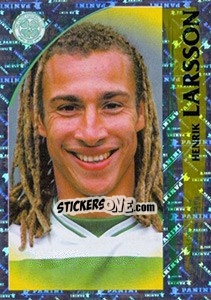 Sticker Henrik Larsson - Celtic FC 2000-2001 - Panini