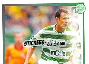 Sticker Chris Sutton in action - Celtic FC 2000-2001 n. 80 - Panini