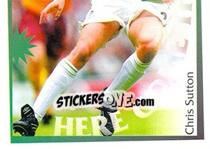 Sticker Chris Sutton in action - Celtic FC 2000-2001 - Panini