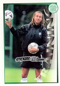 Sticker Hoops Star... (Henrik Larsson) - Celtic FC 2000-2001 n. 87 - Panini