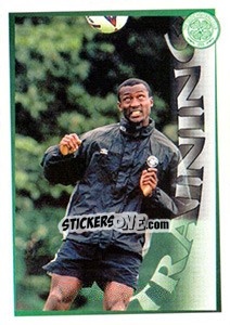Sticker Tebily good... (Olivier Tebily) - Celtic FC 2000-2001 n. 94 - Panini