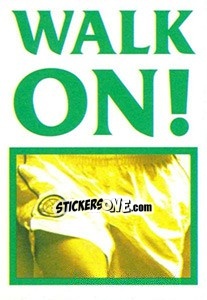 Sticker Walk on! - Celtic FC 2000-2001 - Panini