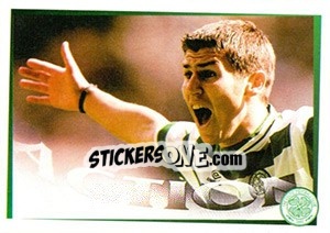Sticker Making his Mark... (Mark Burchill) - Celtic FC 2000-2001 - Panini